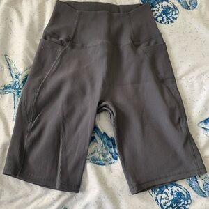 BuffBunny Charcoal Bike Shorts size medium NWOT